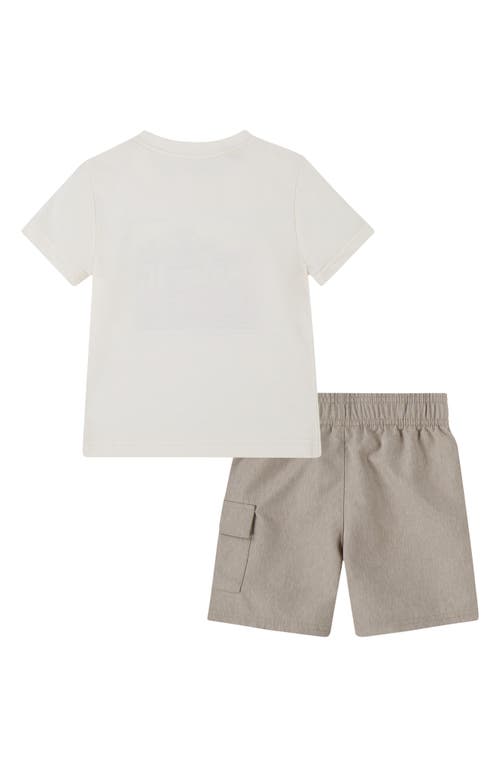 Hurley Open Mind Ii Graphic T-shirt & Cargo Shorts Set In Khaki