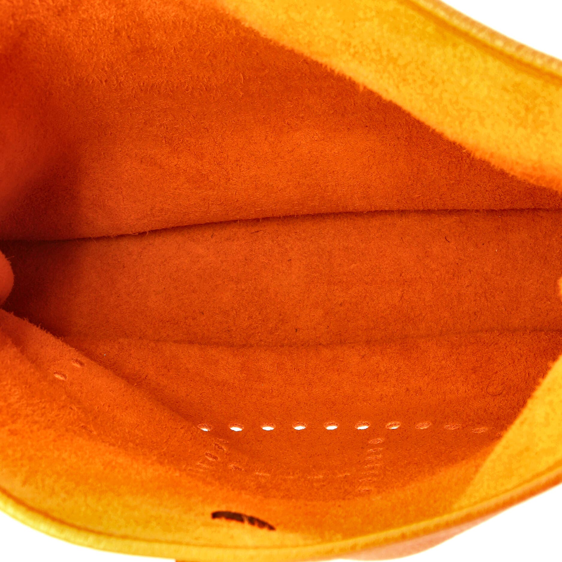 Pre-Owned Hermes Evelyne Bag Gen III Clemence GM, Alternate, color, Orange H