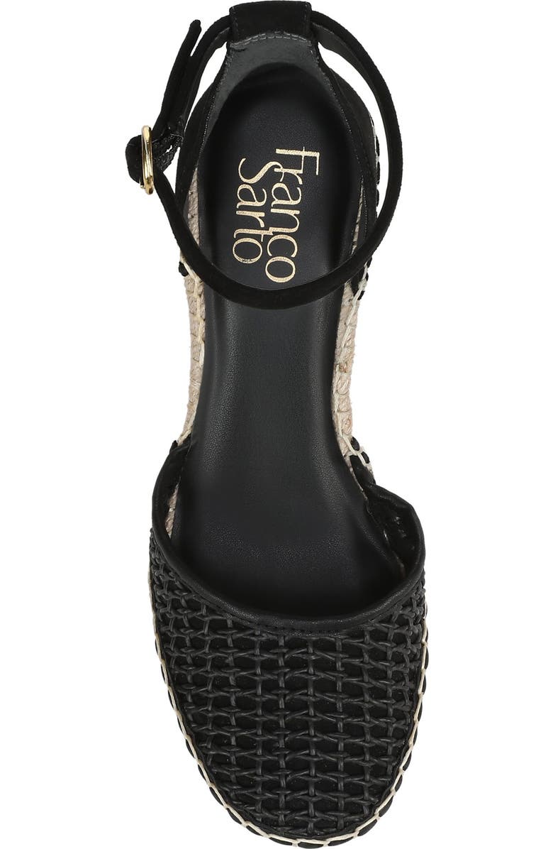 Franco Sarto Idalia Espadrille Wedge, Alternate, color, Black