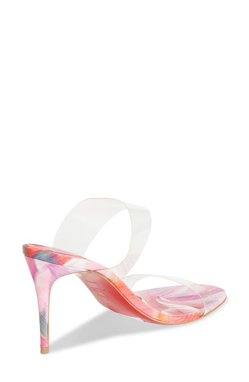 Christian Louboutin Just Nothing Slide Sandal In Multi