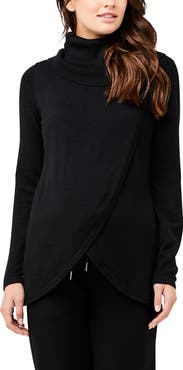 Ripe Maternity Cowl Neck Nursing Knit
