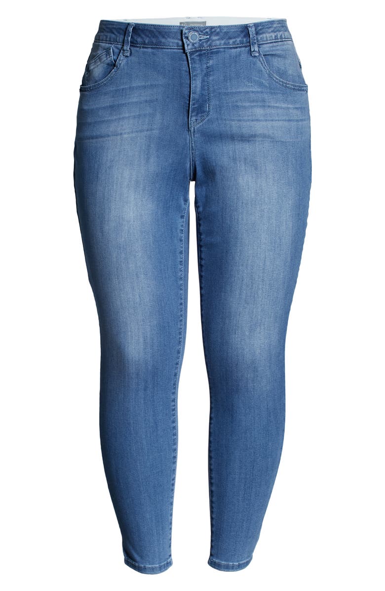 Wit & Wisdom 'Ab'Solution High Waist Utility Jeans, Alternate, color, Lb - Light Blue