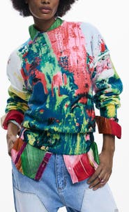 Desigual Splatter Print Sweatshirt