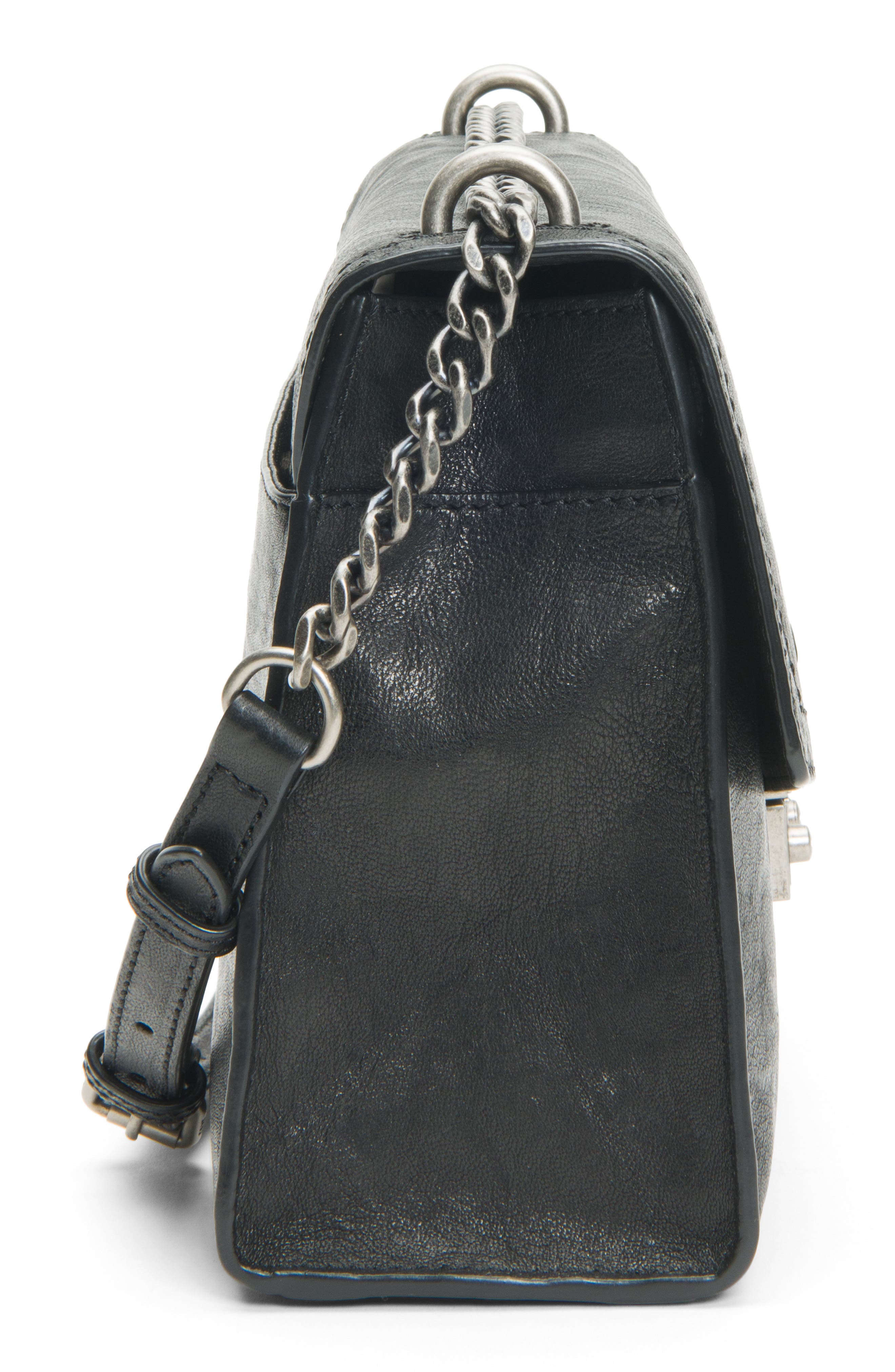 Frye Ella Leather Shoulder Bag, Alternate, color, 