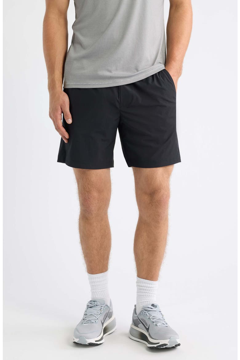 Circuit 7-Inch Training Shorts, Main, color, BLACK