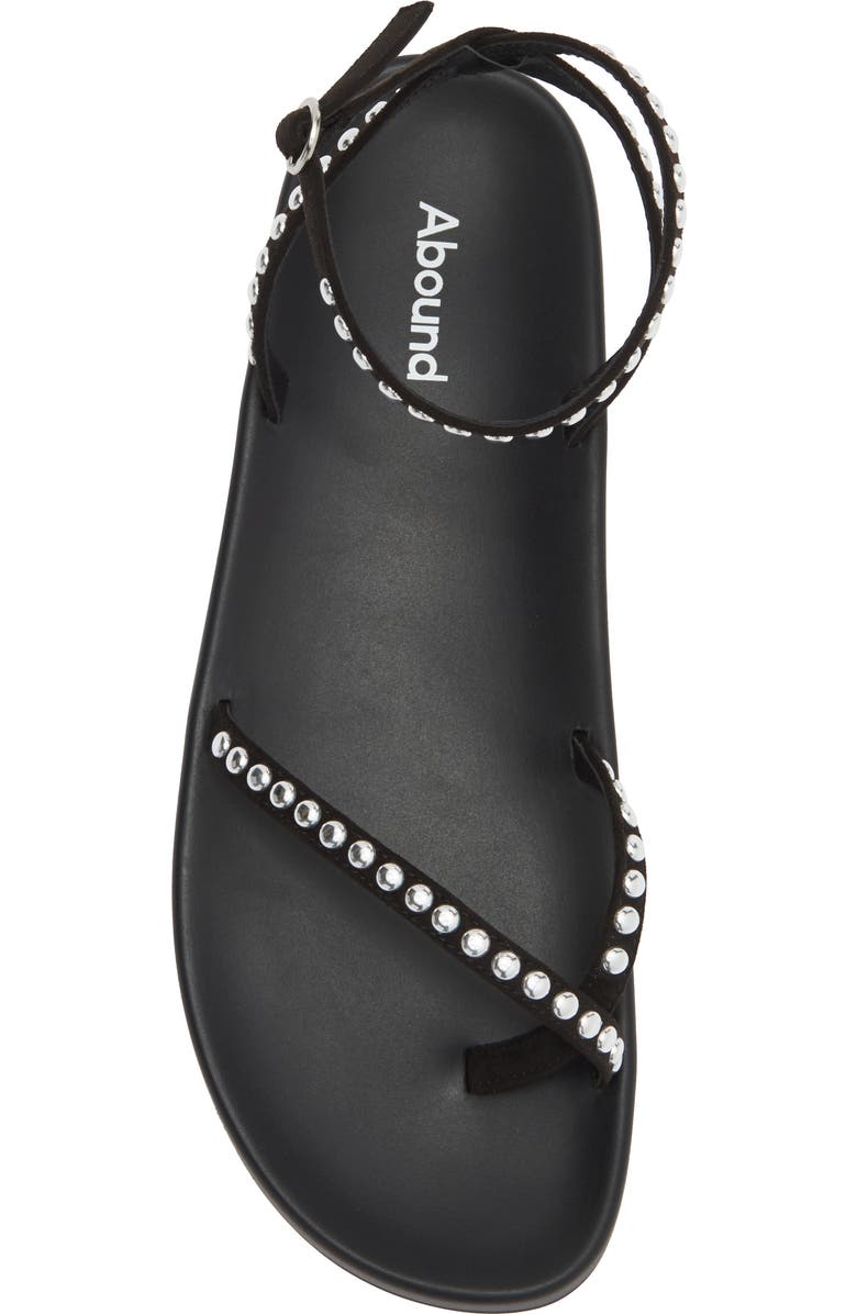 Abound Roux Studded Sandal, Alternate, color, Black Mist