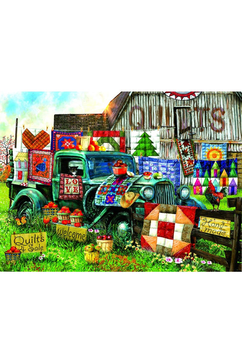 Quilts for Sale 1000 piece Jigsaw Puzzle for Adults, Alternate, color, Multicolor