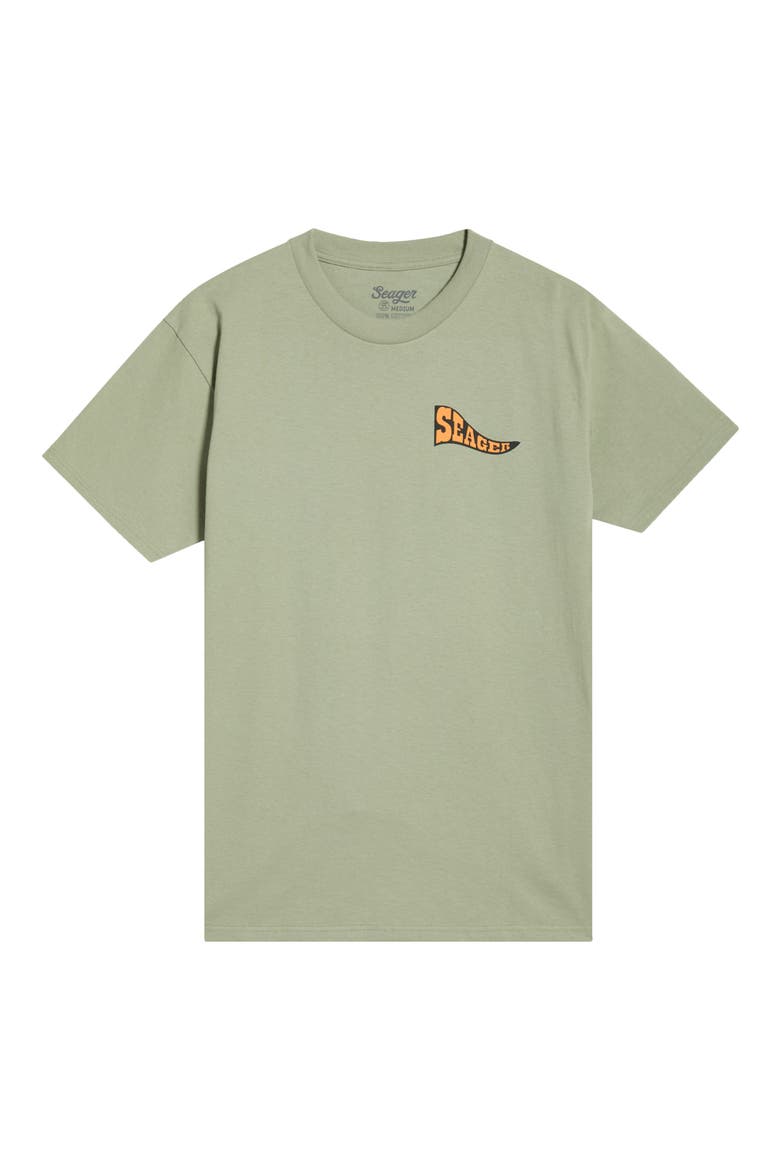 Long Ride Cotton Graphic T-Shirt, Alternate, color, DESERT GREEN