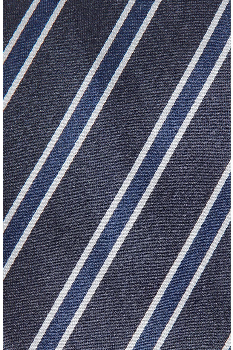Regimental Stripe Silk Tie, Alternate, color, COMBO BLACK/ BLUE