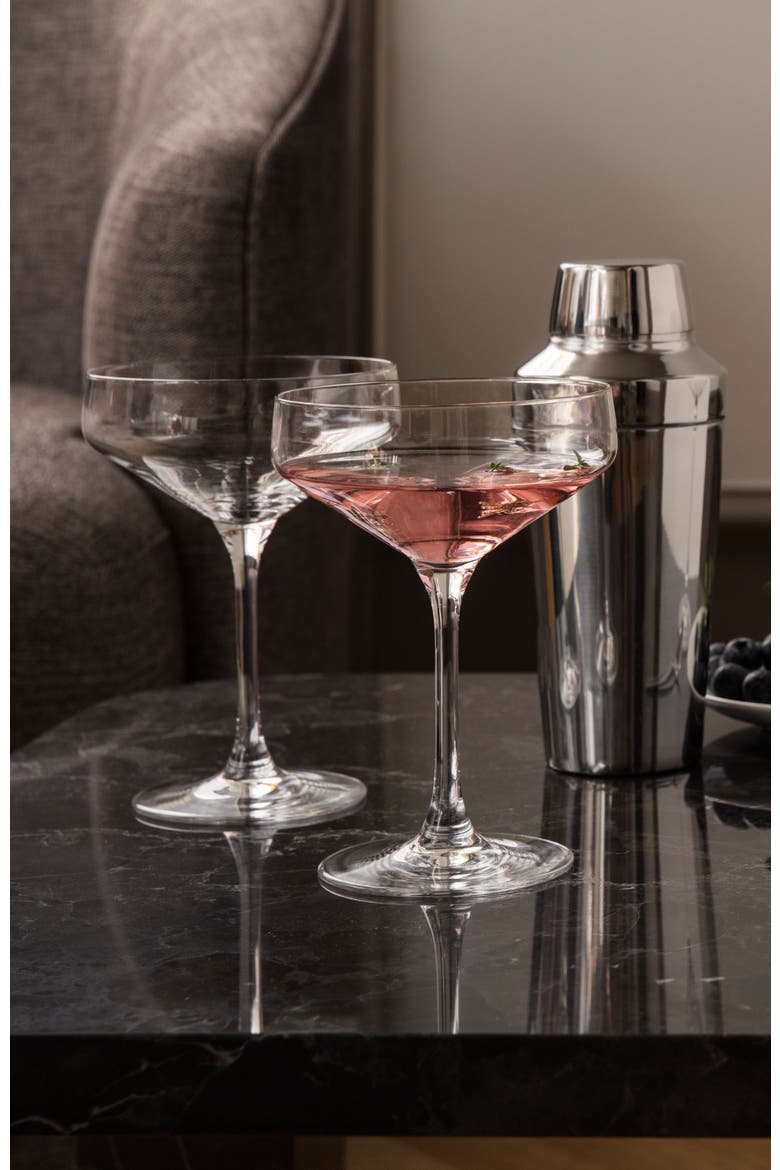 Perfection 6-Piece Cocktail Glass Set, Alternate, color, Clear