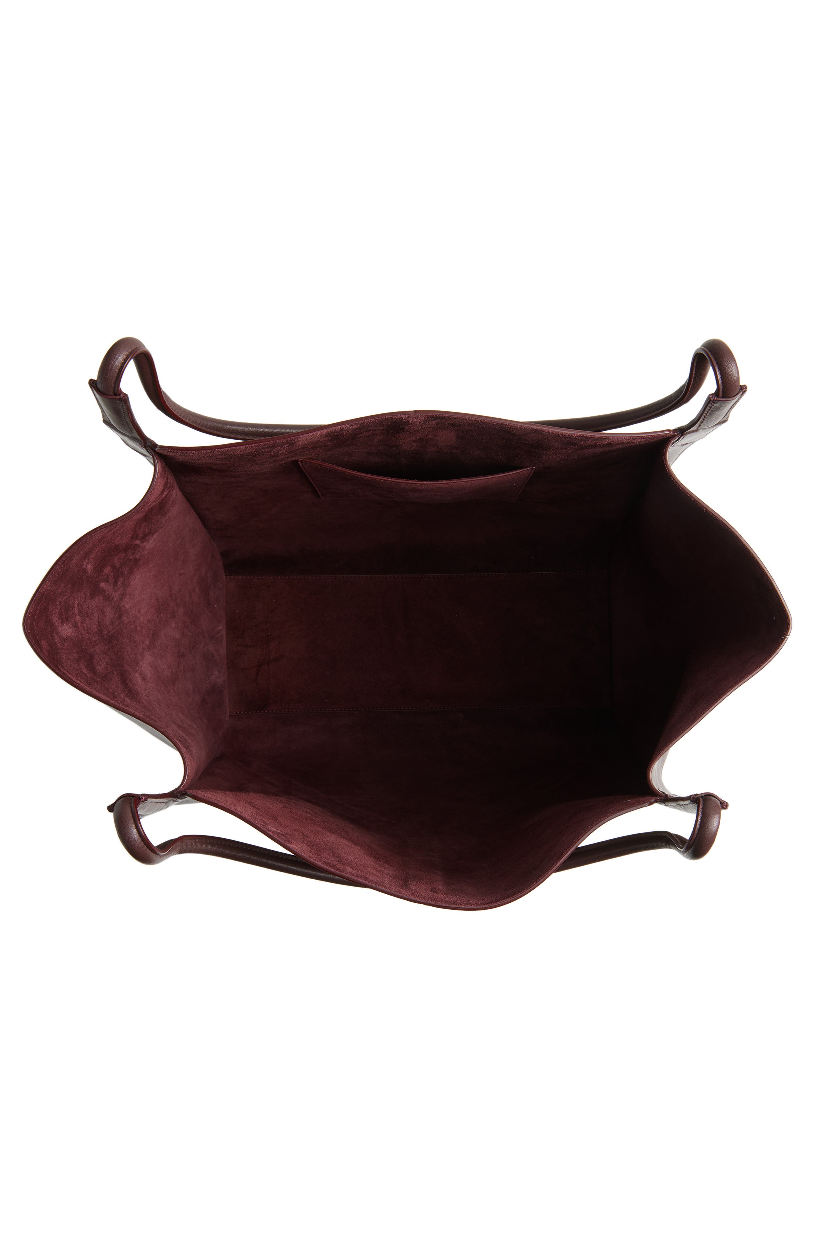 Victoria Leather Tote, Alternate, color, BURGUNDY