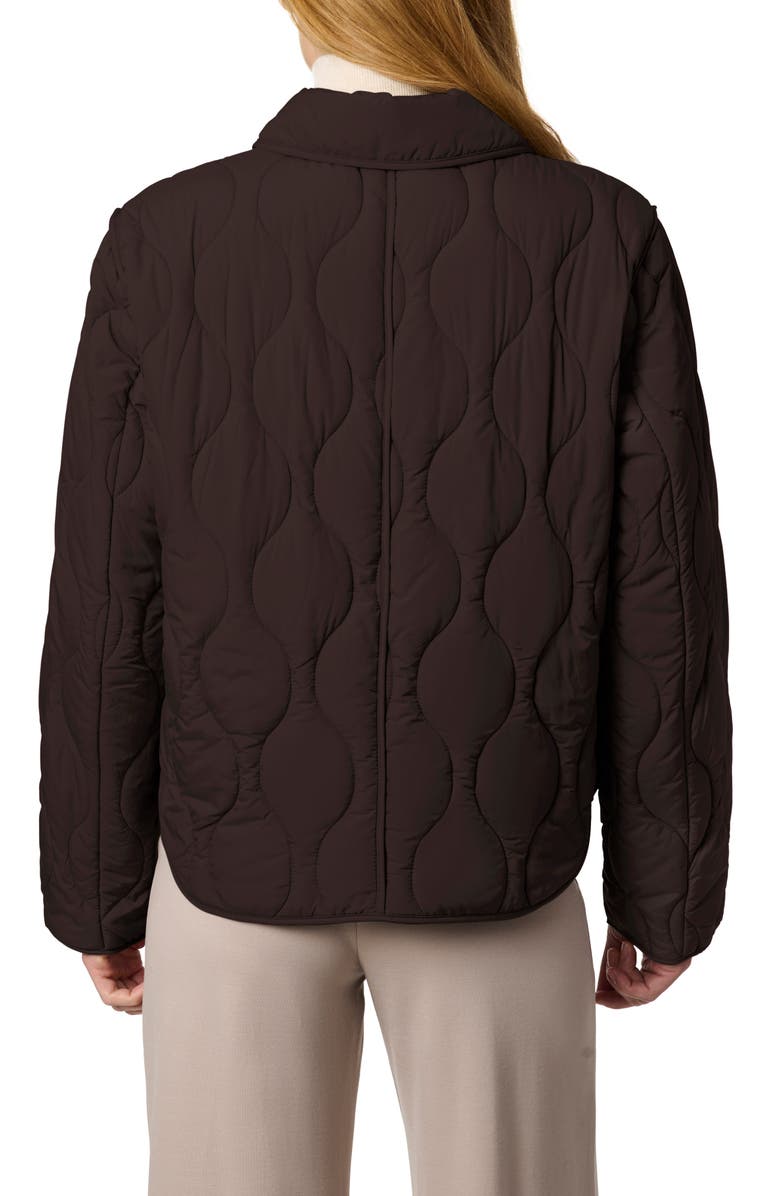 Bernardo Quilted Jacket, Alternate, color, Seal Brown