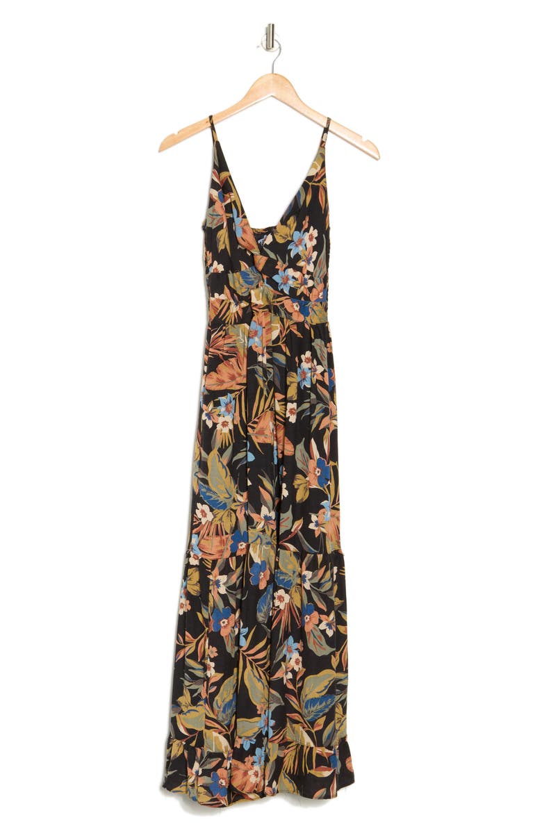 Angie Floral Peekaboo Maxi Dress, Alternate, color, 
