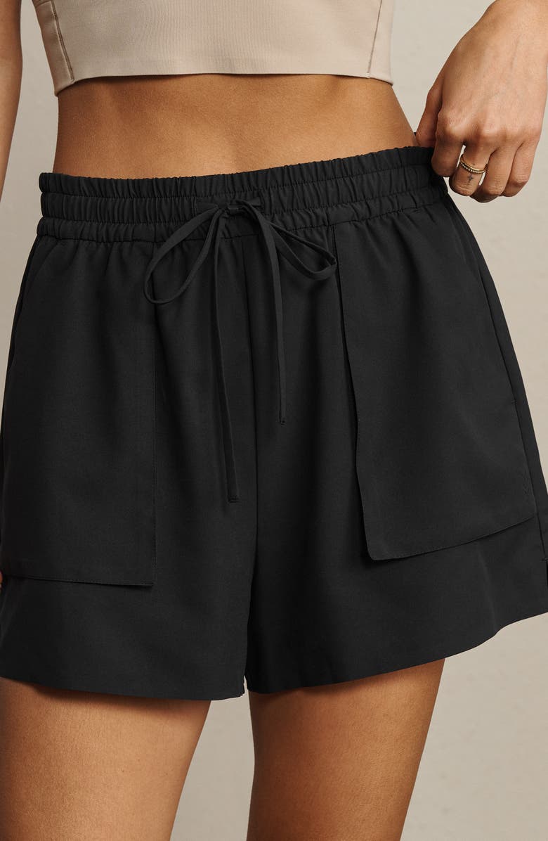 Rhone Mirage Shorts, Alternate, color, Pure Black