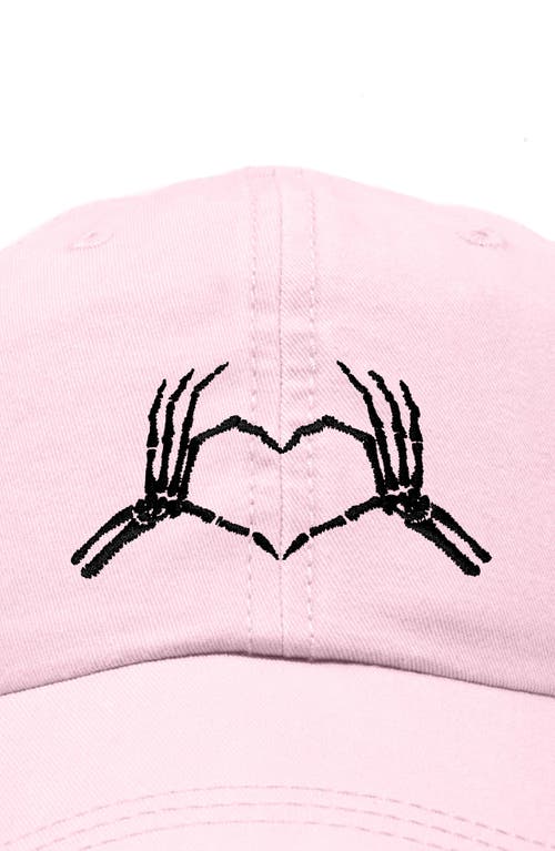 DALIX DALIX SKELETON HEART EMBROIDERED DAD HAT