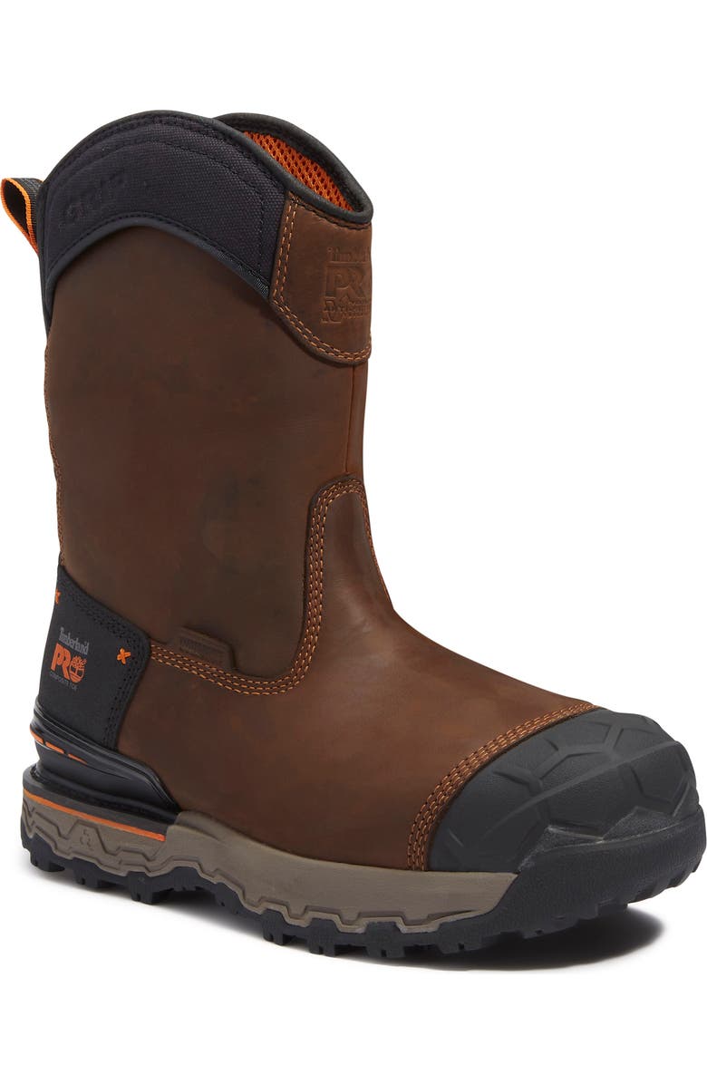 Timberland Boondock Ultralight Pull-On Composite Waterproof Work Boot, Main, color,