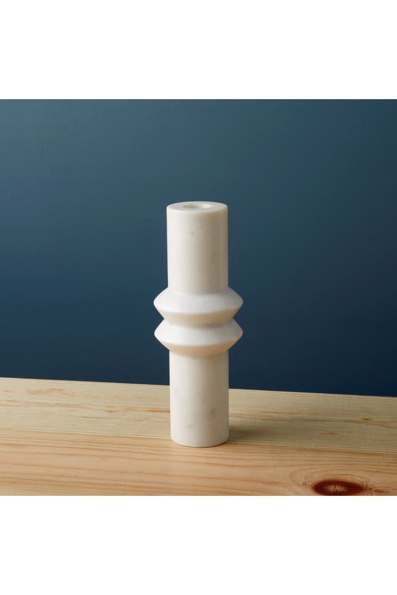Aruna Marble Candlestick Holder, Alternate, color, Tall
