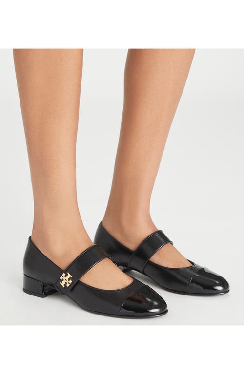 Tory Burch Cap Toe Mary Jane Pump In Black