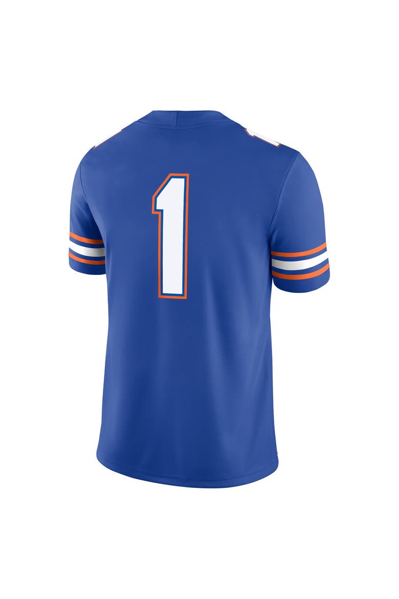 Men's Jordan Brand #1 Royal Florida Gators Game Jersey, Alternate, color, Royal
