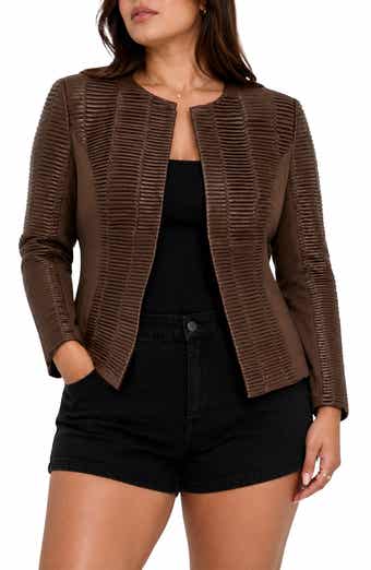 Trinity Faux Leather Jacket