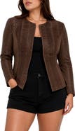 BY DESIGN Trinity Faux Leather Jacket