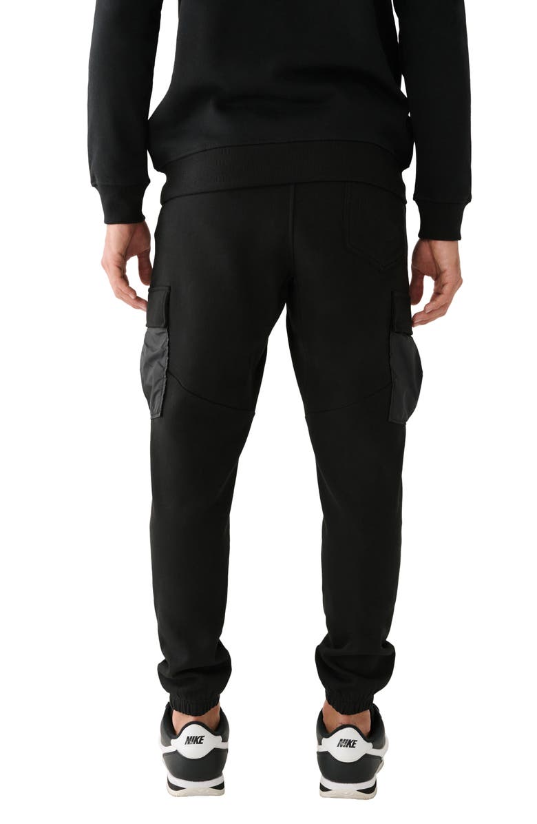 True Religion Brand Jeans Cargo Revolt Cotton Blend Joggers, Alternate, color, 