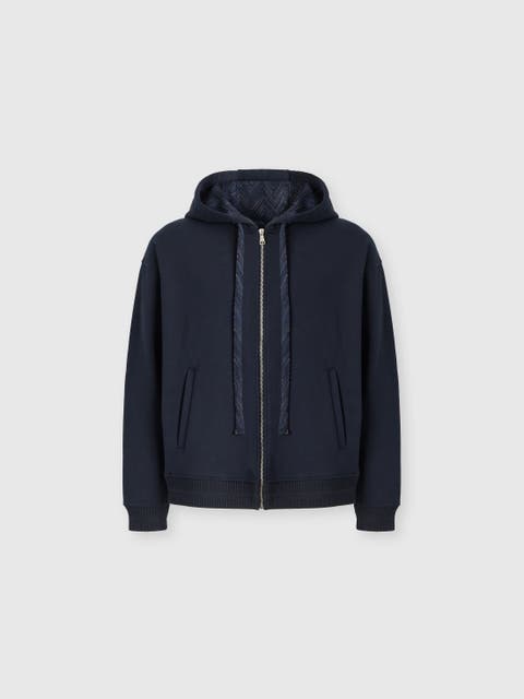 Cotton Zip-up Hoodie With Insert