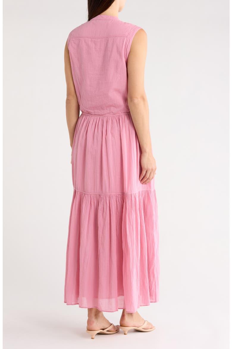 Pia Pintuck Cotton Maxi Dress, Alternate, color, LAVENDER