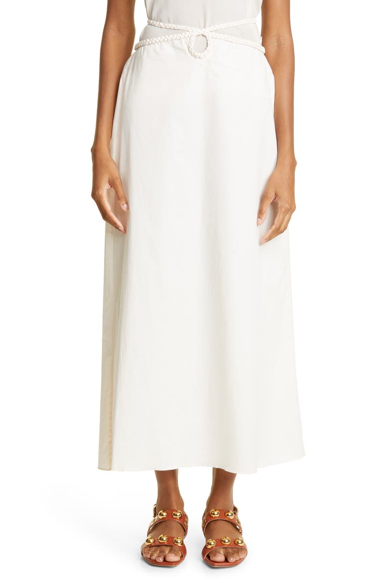Mother Nature Midi Skirt, Main, color, ECRU