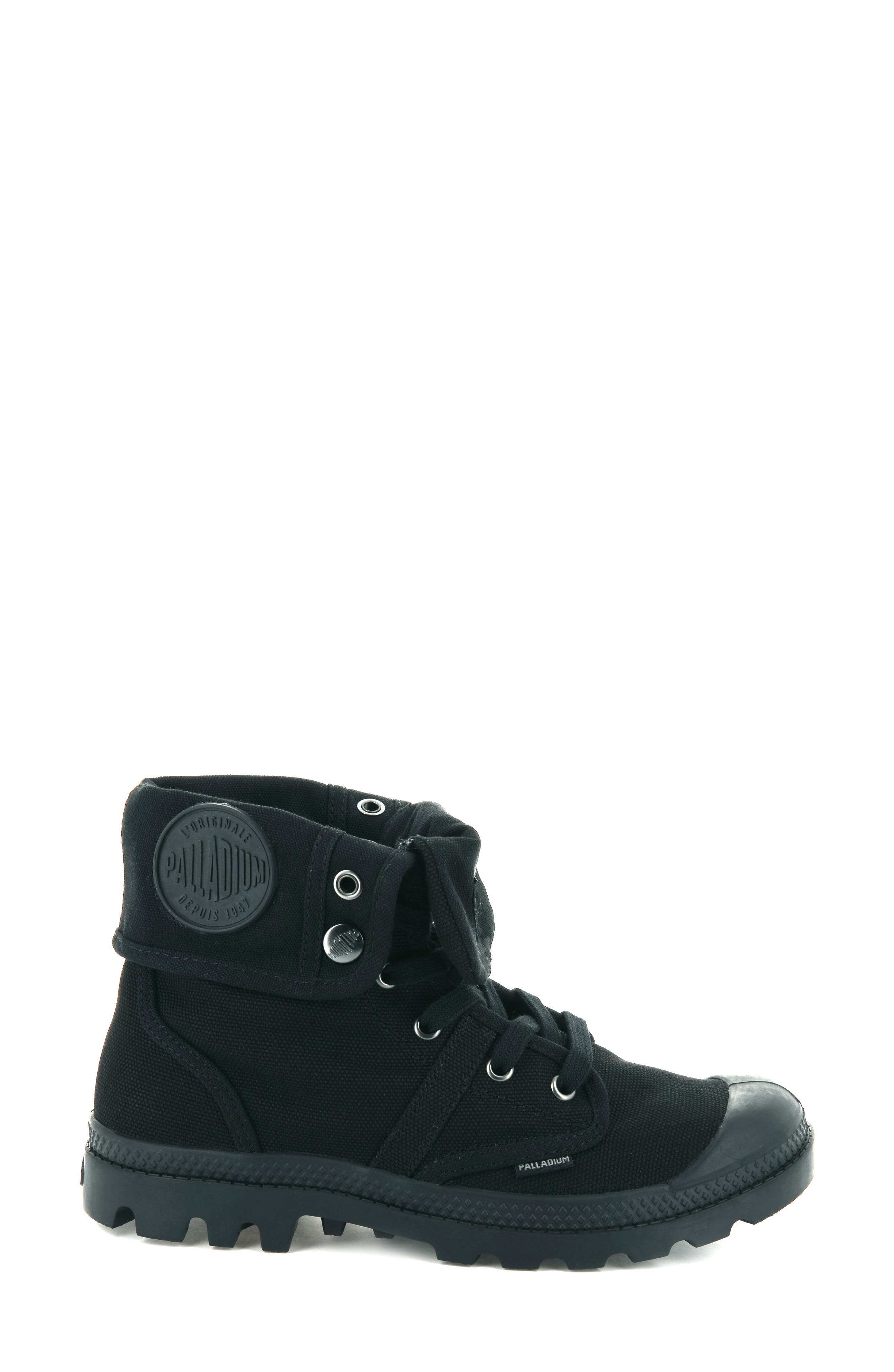 Pallabrouse Cuff Bootie, Alternate, color, BLACK/ BLACK