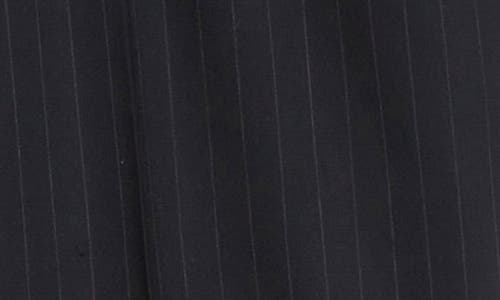 SECOND / LAYER SECOND LAYER VALLUCO PINSTRIPE VIRGIN WOOL FLARED TROUSERS 