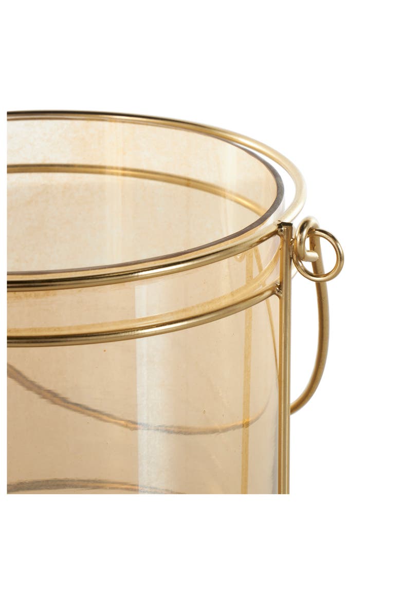Metal Candle Lantern, Alternate, color, GOLD