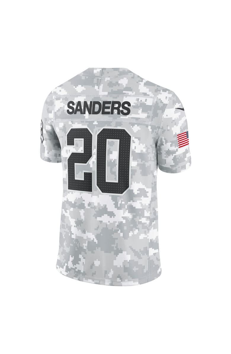 Nike Men's Nike Barry Sanders Arctic Camo Detroit Lions 2024 Salute to Service Retired Player Limited Jersey, Alternate, color,