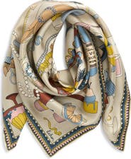 Echo The Banquet Series Square Silk Scarf