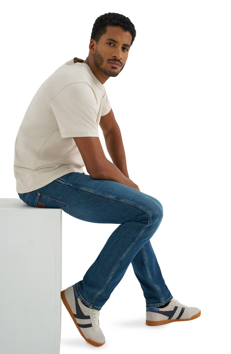 Wrangler Slim Fit Jeans, Alternate, color, Stormforge Blue