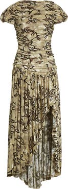 Siedrés Adeline Floral Open Back Maxi Dress