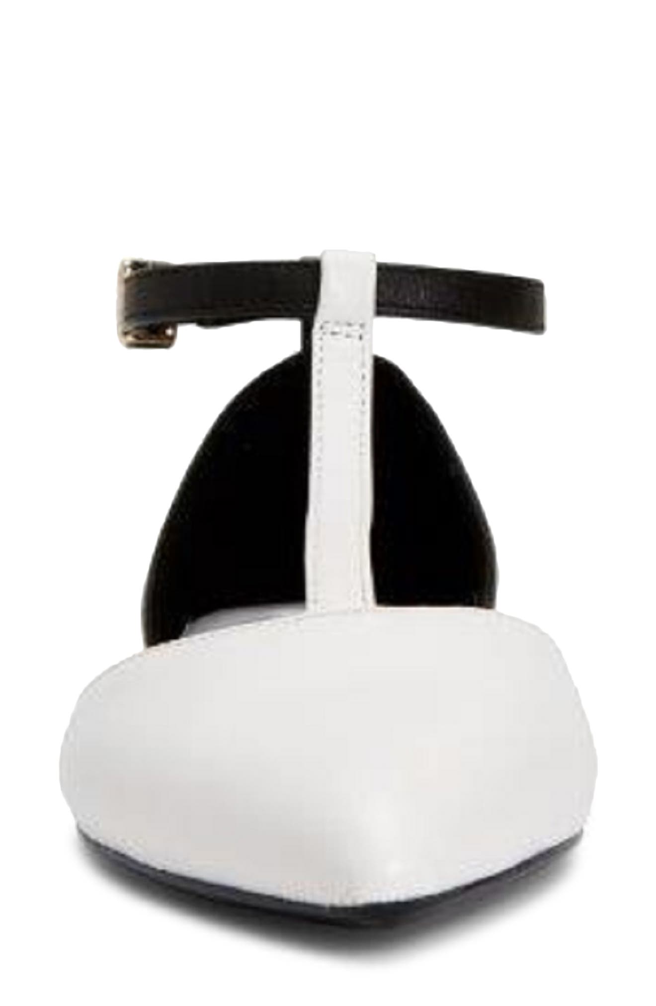 Calvin Klein 'Ghita' T-Strap Flat, Alternate, color, 