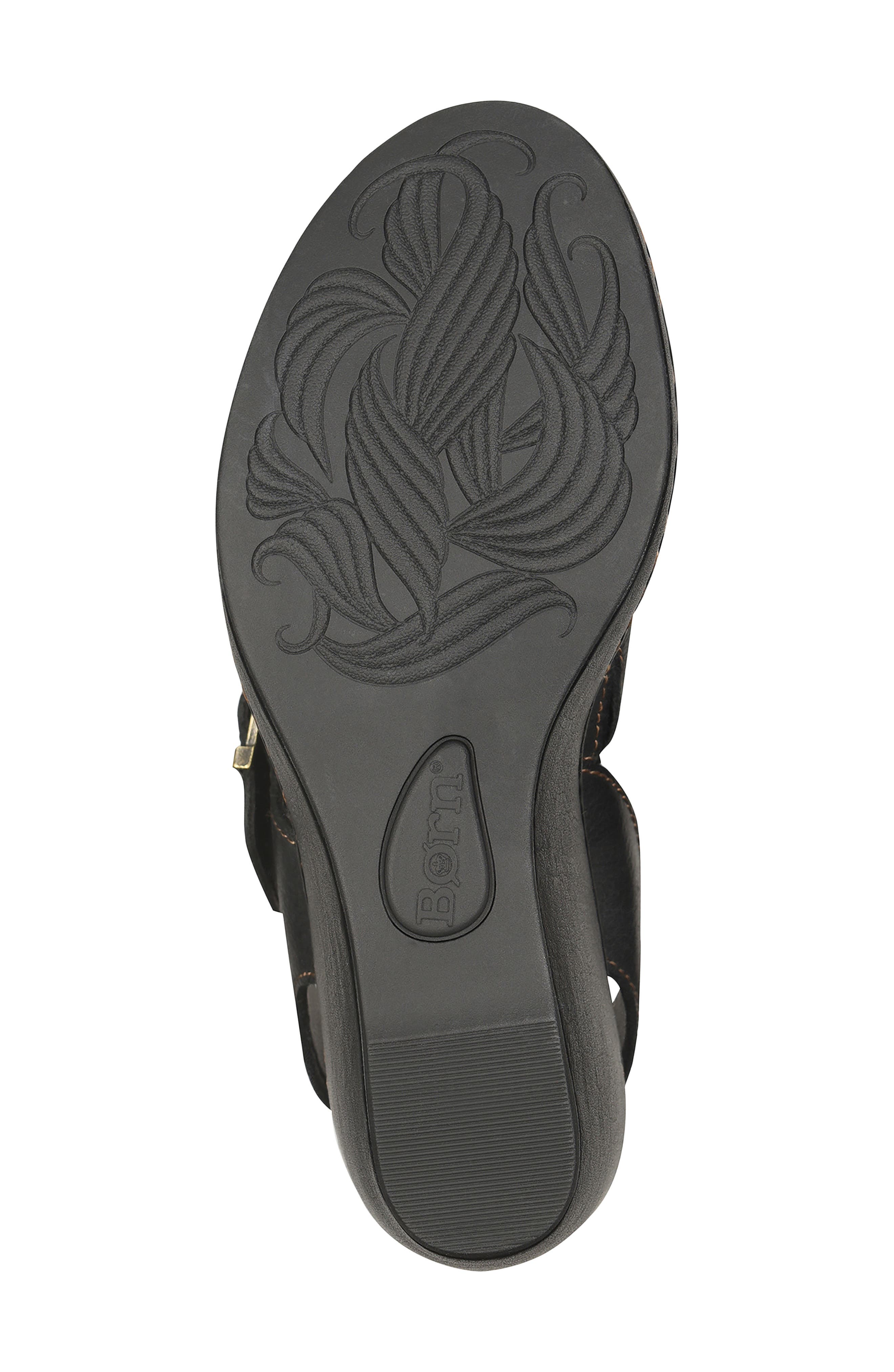 Børn Sapphire Platform Slingback Sandal, Alternate, color, Black Leather