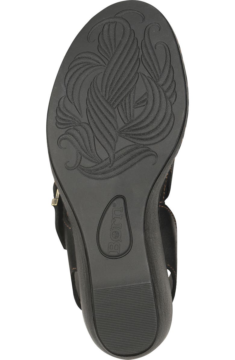 Børn Sapphire Platform Slingback Sandal, Alternate, color, Black Leather