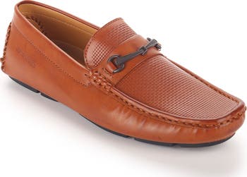 Aston Marc Mens Drive-01 Tan Bit Loafer Driving Shoes Size 8.5 M New Aston Marc Men main image 2