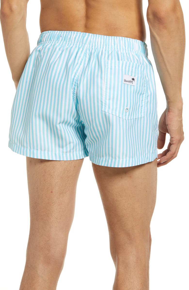 Boardies Deck Stripe Shortie Swim Trunks, Alternate, color, 
