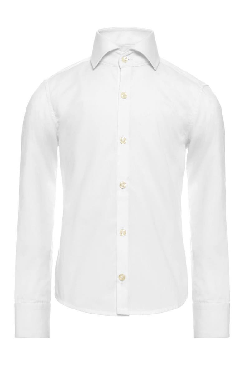 White Knight Dress Shirt, Main, color, WHITE