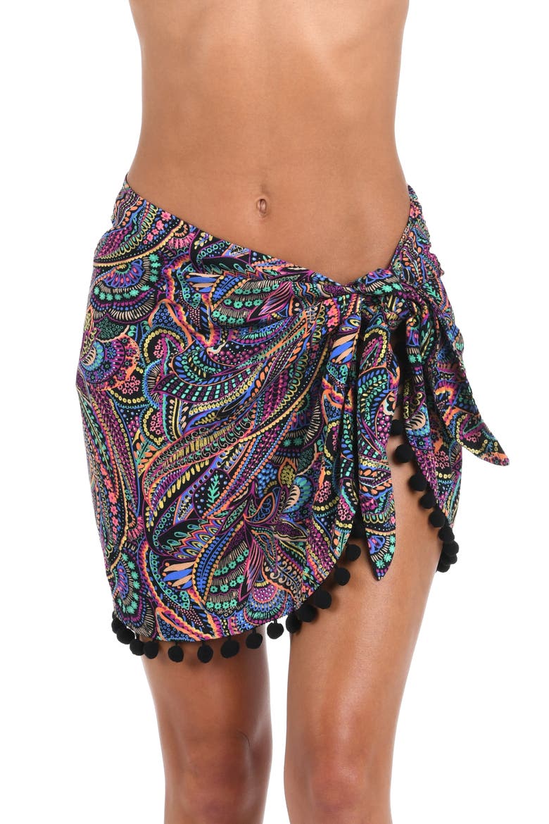 Disco Cover-Up Pareo, Alternate, color, PURPLE MULTI