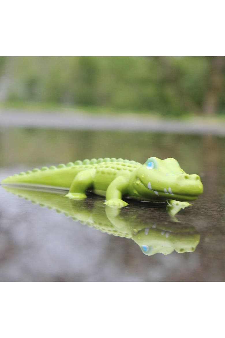 Little Friends Crocodile - 7" Chunky Plastic Zoo Animal Toy Figure, Alternate, color, Multi