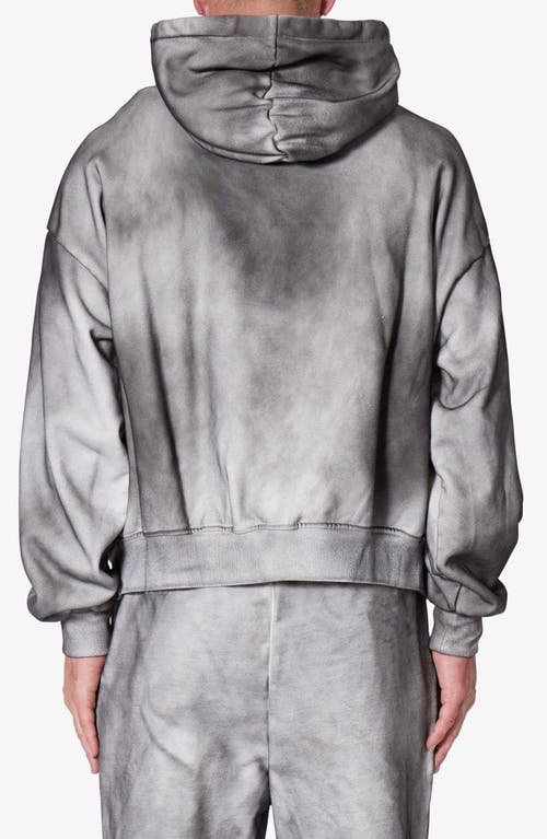 Mnml Optic Graded Cotton Hoodie In Black