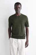 COS Merino Wool Knitted T-Shirt