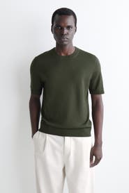 COS Merino Wool Knitted T-Shirt