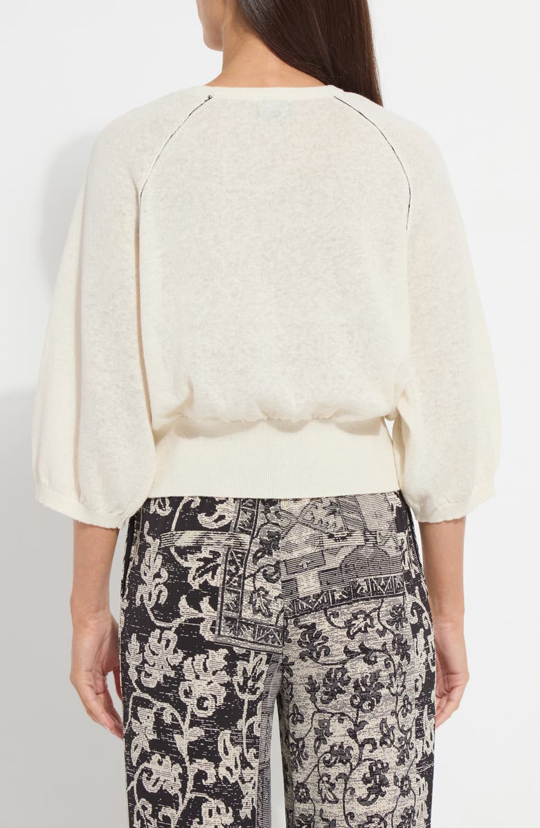 Lysse Anabela Linen Blend Sweater, Alternate, color, Sepia