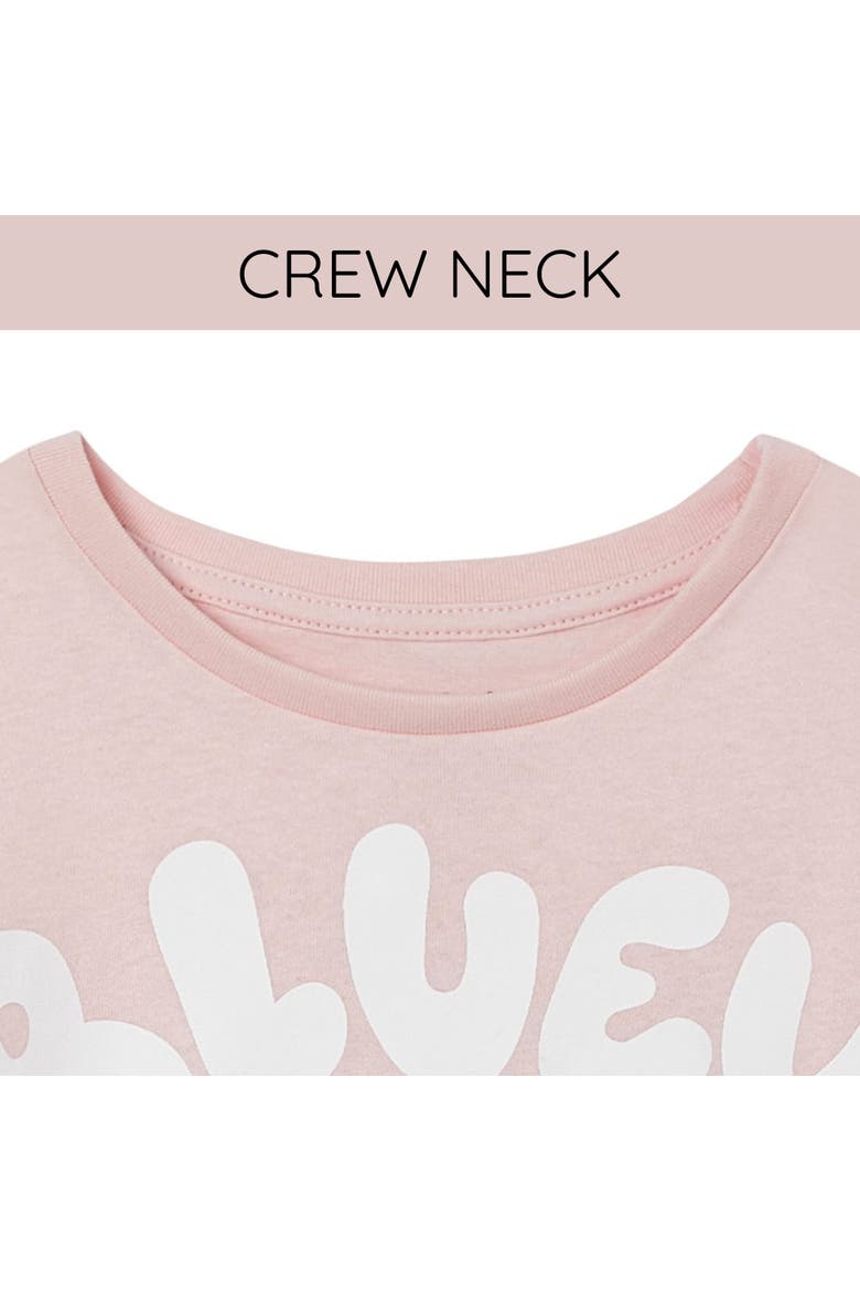 Cropped T-Shirt, Alternate, color, Bluey Light Pink