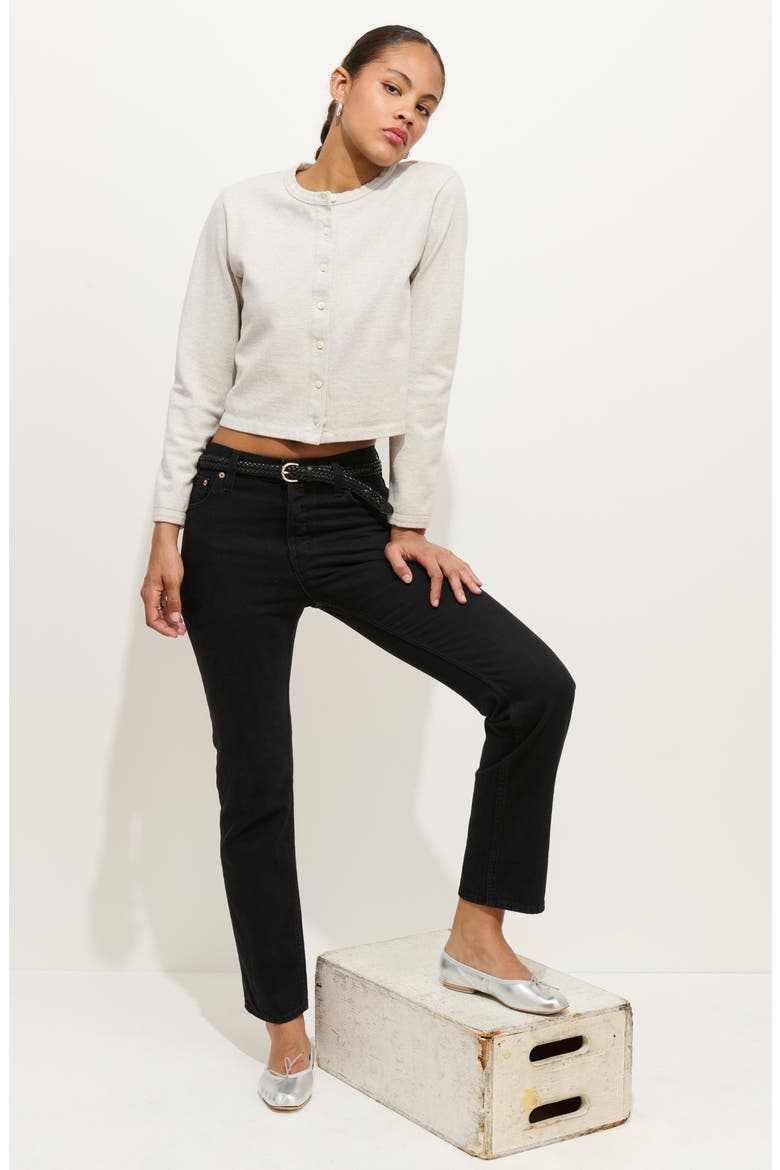 Jane Mid Rise Straight Leg Jeans, Alternate, color, REYKJAVIK WASH